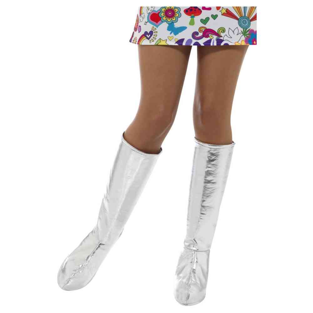 Smiffys Smiffys GoGo Boot Covers Couvrechaussures de costumes Coule